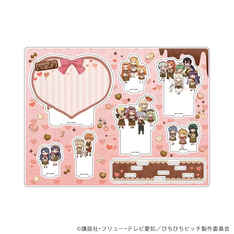 亞加力情境立牌 唱k小魚仙 情人節Cafe限定06/集合設計 情人節ver.